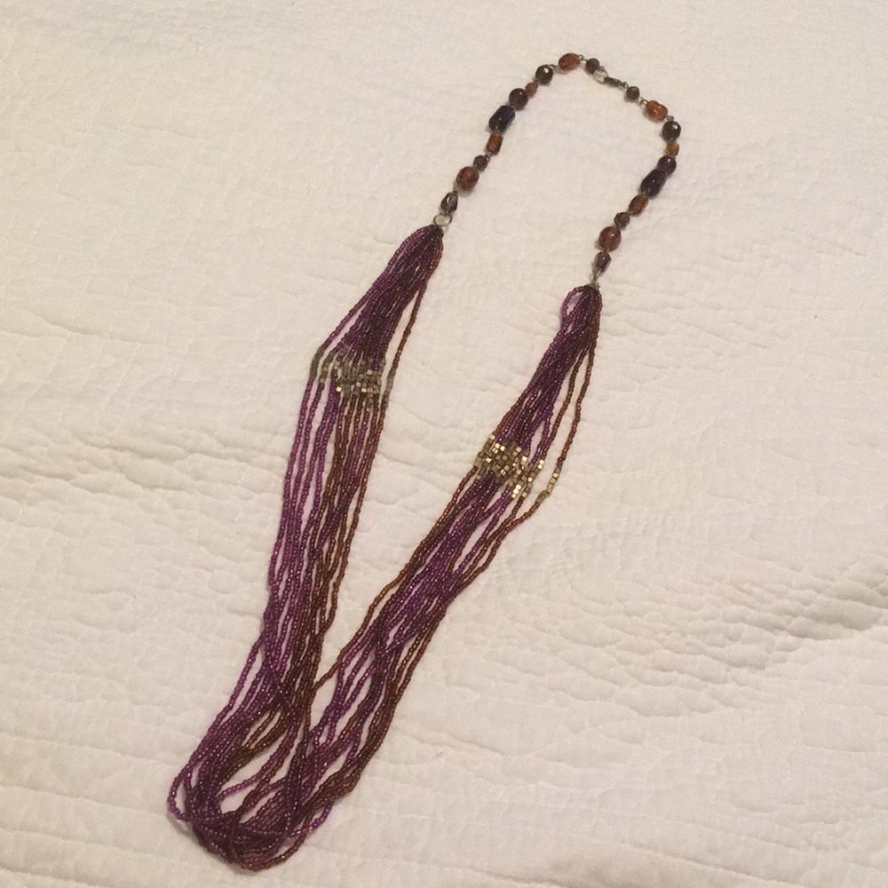 Long beaded necklace